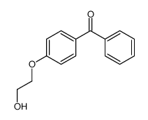 (4-(2-羟基乙氧基)苯基)(苯基)甲酮结构式