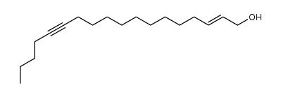 E-2-octadecen-13-yn-1-ol结构式