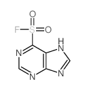 9H-Purine-6-sulfonylfluoride structure