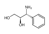 (1R,2R)-3-amino-3-phenyl-1,2-propanediol结构式