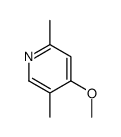 4-甲氧基-2,5-二甲基吡啶结构式