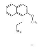 2-(2-methoxynaphthalen-1-yl)ethanamine,hydrochloride Structure