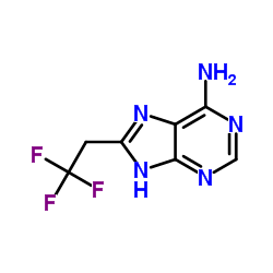 8-(2,2,2-Trifluoroethyl)-9H-purin-6-amine structure