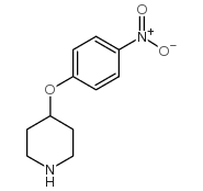 4-(4-NITRO-PHENOXY)-PIPERIDINE structure