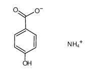 ammonium p-hydroxybenzoate Structure