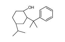 (1R,2S,4R)-(-)-4-(1-甲基乙基)-2-(1-甲基-1-苯基乙基)环己醇结构式