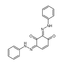2,6-Bis-(phenyl-hydrazono)-cyclohex-4-ene-1,3-dione结构式
