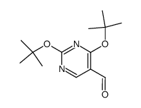 2,4-Di-tert-butoxypyrimidine-5-carbaldehyde structure