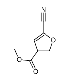 3-Furancarboxylicacid,5-cyano-,methylester(9CI)结构式