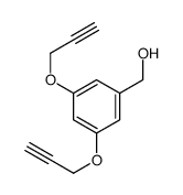 [3,5-bis(prop-2-ynoxy)phenyl]methanol Structure