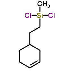 Methyl(2-(3-cyclohexenyl)ethyl)dichlorosilane structure