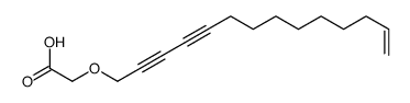 2-tetradec-13-en-2,4-diynoxyacetic acid结构式