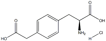 4-羧甲基苯丙氨酸盐酸盐结构式