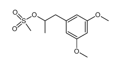 1-(3,5-dimethoxyphenyl)propan-2-yl methanesulfonate Structure