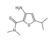 3-amino-N,N-dimethyl-5-propan-2-ylthiophene-2-carbothioamide Structure