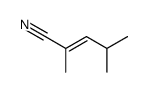 2,4-dimethylpent-2-enenitrile Structure