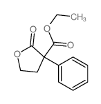 ethyl 2-oxo-3-phenyl-oxolane-3-carboxylate structure