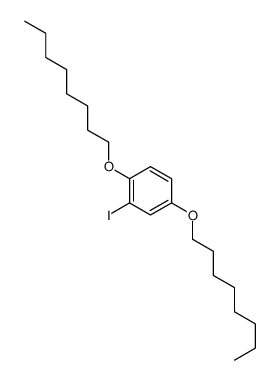 2-iodo-1,4-dioctoxybenzene Structure