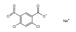 sodium 2,4-dichloro-5-nitrobenzoate Structure