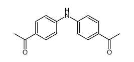 1-[4-(4-acetylanilino)phenyl]ethanone Structure