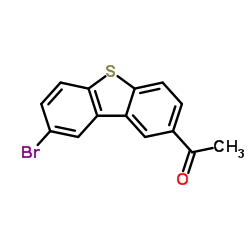 1-(8-Bromodibenzo[b,d]thiophen-2-yl)ethanone结构式
