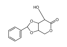 3,4-O-BENZYLIDENE-D-RIBONIC DELTA-LACTON结构式