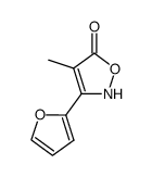 5(2H)-Isoxazolone,3-(2-furanyl)-4-methyl-(9CI)结构式