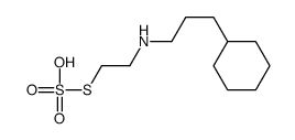 2-(3-Cyclohexylpropyl)aminoethanethiol sulfate Structure