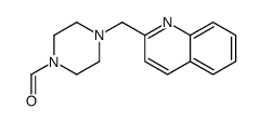 4-(2-Quinolinylmethyl)-1-piperazinecarbaldehyde Structure