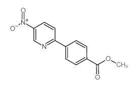 methyl 4-(5-nitropyridin-2-yl)benzoate Structure