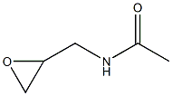 N-(oxiran-2-ylmethyl)acetamide Structure