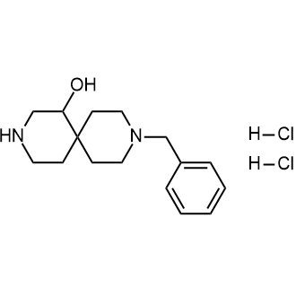 9-Benzyl-3,9-diazaspiro[5.5]Undecan-1-ol dihydrochloride Structure