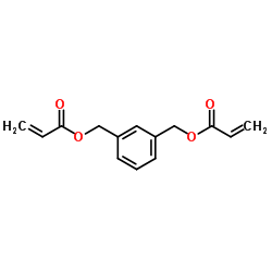 1,3-亚苯基双(亚甲基)二丙烯酸酯结构式