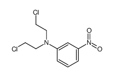 N,N-bis(2-chloroethyl)-3-nitroaniline Structure