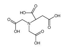(2S)-2-[bis(carboxymethyl)amino]butanedioic acid结构式