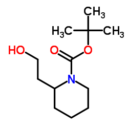 N-Boc-piperidine-2-ethanol Structure