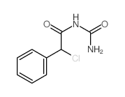 Benzeneacetamide,N-(aminocarbonyl)-a-chloro- Structure