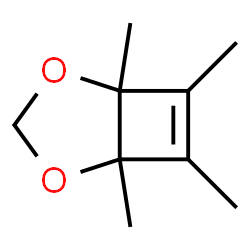 2,4-Dioxabicyclo[3.2.0]hept-6-ene,1,5,6,7-tetramethyl- Structure