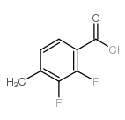 2,3-difluoro-4-methylbenzoyl chloride structure