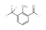 2-Methyl-3-(trifluoromethyl)benzoyl chloride结构式