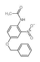 Acetamide,N-[2-nitro-4-(phenylmethoxy)phenyl]-结构式