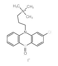 10H-Phenothiazine-10-propanaminium,2-chloro-N,N,N-trimethyl-, iodide, 5-oxide (9CI) Structure