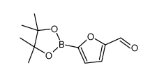 5-甲酰-2-呋喃硼酸频呢醇酯结构式