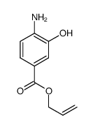 Benzoic acid, 4-amino-3-hydroxy-, 2-propenyl ester (9CI)结构式