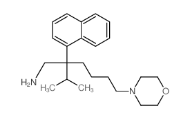 4-Morpholinehexanamine,b-(1-methylethyl)-b-1-naphthalenyl- structure