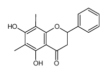 6,8-dimethylpinocembrine Structure