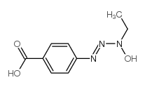 Benzoic acid, 4-(3-ethyl-3-hydroxy-1-triazenyl)- (9CI)结构式