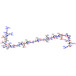 Proinsulin C-Peptide (31-63), porcine Structure