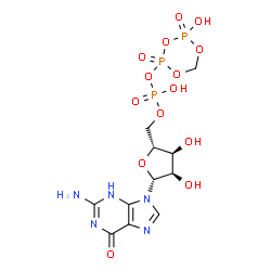 guanosine 5'-(beta,gamma-methylene)triphosphate结构式