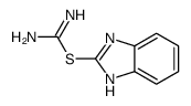 Carbamimidothioic acid, 1H-benzimidazol-2-yl ester (9CI)结构式